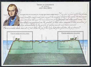 Cocos (Keeling) Islands 1981 150th Anniversary of Darwin's Visit perf m/sheet unmounted mint, SG MS78