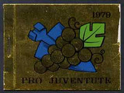 Switzerland 1979 Pro Juventute 7f80 booklet complete and very fine, SG JSB29