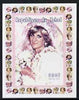 Chad 1997 Princess Diana 300f series #9 imperf deluxe sheet unmounted mint