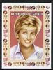 Guinea - Conakry 1997 Princess Diana 200f series #9 imperf deluxe sheet unmounted mint