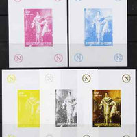 Chad 2009 Napoleon #9 Joseph Bonaparte - King of Spain deluxe sheet, the set of 5 imperf progressive proofs comprising the 4 individual colours plus all 4-colour composite, unmounted mint.