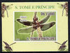 St Thomas & Prince Islands 2009 Dragonflies #4 individual imperf deluxe sheet unmounted mint. Note this item is privately produced and is offered purely on its thematic appeal