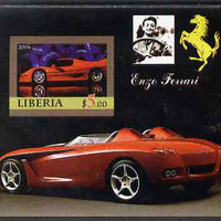 Liberia 2006 Enzo Ferrari #2 imperf m/sheet unmounted mint