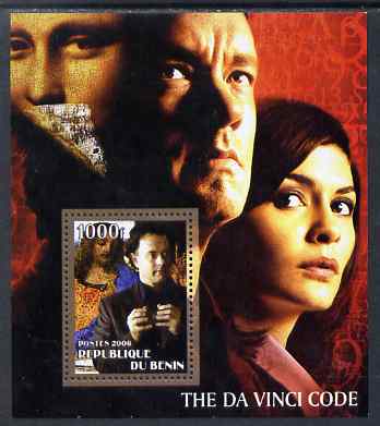 Benin 2006 The Da Vinci Code #2 perf m/sheet unmounted mint