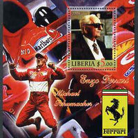 Liberia 2006 Enzo Ferrari #1 perf m/sheet unmounted mint