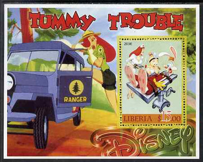 Liberia 2006 Walt Disney - Tummy Trouble perf m/sheet unmounted mint