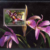 Somalia 2006 Butterflies & Orchids #4 perf s/sheet unmounted mint