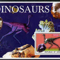 Somalia 2003 Dinosaurs & Minerals perf souvenir sheet unmounted mint