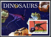 Somalia 2003 Dinosaurs & Minerals imperf souvenir sheet unmounted mint