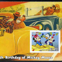 Benin 2004 75th Birthday of Mickey Mouse - Minnie in a Car imperf m/sheet unmounted mint