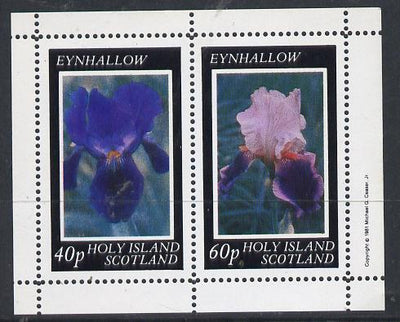 Eynhallow 1981 Irises perf,set of 2 values unmounted mint