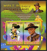 Malawi 2009 Walt Disney Presents Great Personalities - Baden Powell perf sheetlet containing 2 values unmounted mint