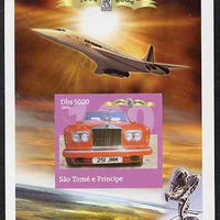 St Thomas & Prince Islands 2004 Rolls Royce Centenary #03 imperf s/sheet unmounted mint. Note this item is privately produced and is offered purely on its thematic appeal