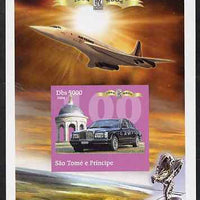 St Thomas & Prince Islands 2004 Rolls Royce Centenary #04 imperf s/sheet unmounted mint. Note this item is privately produced and is offered purely on its thematic appeal