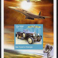 St Thomas & Prince Islands 2004 Rolls Royce Centenary #09 imperf s/sheet unmounted mint. Note this item is privately produced and is offered purely on its thematic appeal