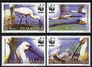 Rumania 2006 WWF - Spoonbill perf set of 4 unmounted mint, SG 6731-34