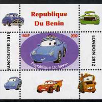 Benin 2009 Disney's Lightning McQueen & Olympics #01 individual perf deluxe sheet unmounted mint. Note this item is privately produced and is offered purely on its thematic appeal