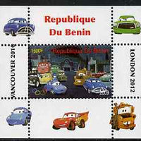 Benin 2009 Disney's Lightning McQueen & Olympics #07 individual perf deluxe sheet unmounted mint. Note this item is privately produced and is offered purely on its thematic appeal