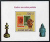 Guinea - Bissau 2009 Chess on Stamps #03 individual imperf deluxe sheet unmounted mint. Note this item is privately produced and is offered purely on its thematic appeal