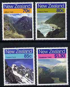 New Zealand 1988 Scenic Walking Trails perf set of 4 unmounted mint, SG 1469-72