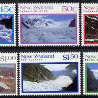 New Zealand 1992 Glaciers perf set of 6 unmounted mint, SG 1675-80