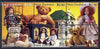 New Zealand 2000 Health - Teddy Bears & Dolls perf se-tenant block of 6 fine used, SG 2360-65