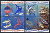 New Zealand 1998 International Year of the Ocean perf set of 8 (2 se-tenant blocks of 4) unmounted mint SG 2206-13