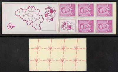 Belgium 1969 King Baudouin 20f booklet complete and fine SG SB36