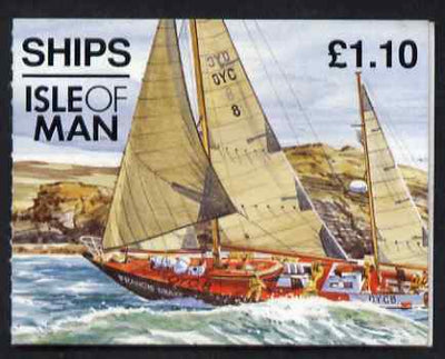 Isle of Man 1993 Ships £1.10 booklet (Francis Drake Ketch) complete and fine, SG SB32