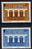 Isle of Man 1984 Europa (CEPT 25th Anniversary Logo) set of 2 unmounted mint, SG 265-66