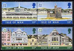 Isle of Man 1987 Europa - Architecture set of 4 unmounted mint, SG 344-47