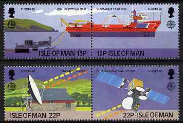 Isle of Man 1988 Europa - Transport & Communications set of 4 unmounted mint, SG 381-84