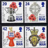 Isle of Man 1996 75th Anniversary of Royal British Legion set of 4 unmounted mint, SG 708-11