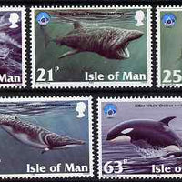 Isle of Man 1998 UNESCO International Year of the Ocean set of 5 unmounted mint, SG 798-802