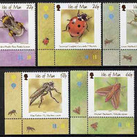 Isle of Man 2001 Insects set of 5 unmounted mint, SG 924-28