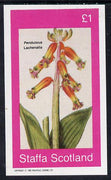 Staffa 1982 Flowers #07 (Pendulous Lachenalia) imperf souvenir sheet (£1 value),unmounted mint