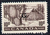 Canada 1950-51 10c Drying Furs overprinted 'G' SG O191