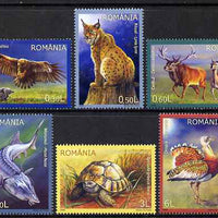 Rumania 2009 Protected Species perf set of 6 unmounted mint