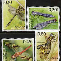 Bulgaria 2005 Dragonflies perf set of 4 unmounted mint SG 4544-47