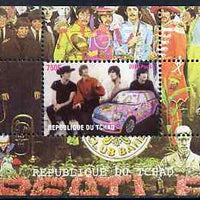 Chad 2009 50th Anniversary of the Mini featuring The Beatles #3 individual perf deluxe sheet unmounted mint. Note this item is privately produced and is offered purely on its thematic appeal