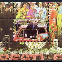 Chad 2009 50th Anniversary of the Mini featuring The Beatles #4 individual perf deluxe sheet unmounted mint. Note this item is privately produced and is offered purely on its thematic appeal