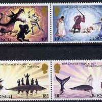 Jersey 1981 Europa - Folklore perf set of 4 (2 se-tenant pairs) unmounted mint, SG 275a, 277a