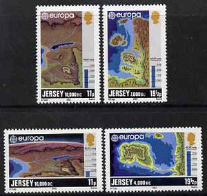 Jersey 1982 Europa - Formation of Jersey set of 4 unmounted mint, SG 289-92