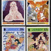 Jersey 1992 Batik Designs set of 4 unmounted mint, SG 587-90