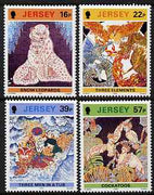 Jersey 1992 Batik Designs set of 4 unmounted mint, SG 587-90