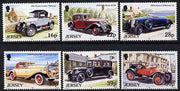 Jersey 1992 Vintage Cars (2nd series) set of 6 unmounted mint, SG 591-96