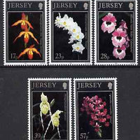 Jersey 1993 Jersey Orchids (3rd series) set of 5 unmounted mint, SG 613-17