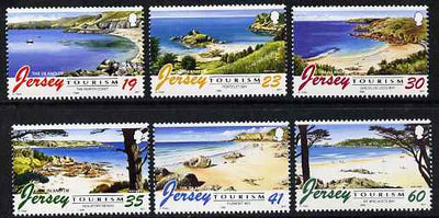 Jersey 1996 Tourism - Beaches set of 6 unmounted mint, SG 752-57