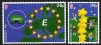 Jersey 2000 Europa set of 2 unmounted mint, SG 934-35