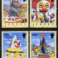 Jersey 2002 Europa - Circus, Carnival Floats set of 4 unmounted mint, SG 1031-34